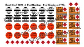 Fuel Markings - Non Diesel Post 1970's
